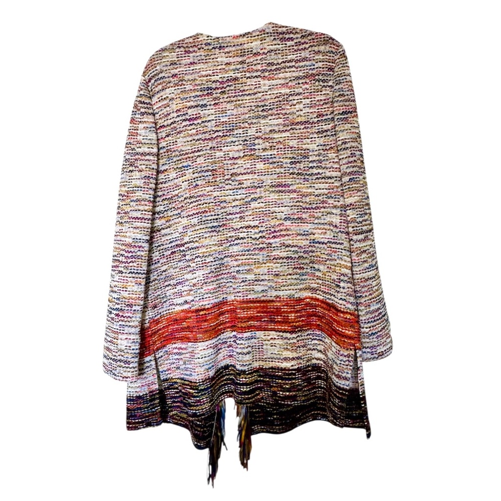 Colorful Woven Ribbon Jacket - Picture 2 of 5